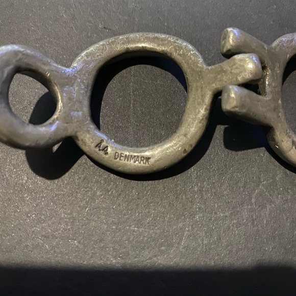 1960s Anders Andersen Industrial Pewter Bracelet - Picture 13 of 14